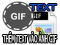 Thêm text trong ảnh GIF, thêm chữ vào ảnh động