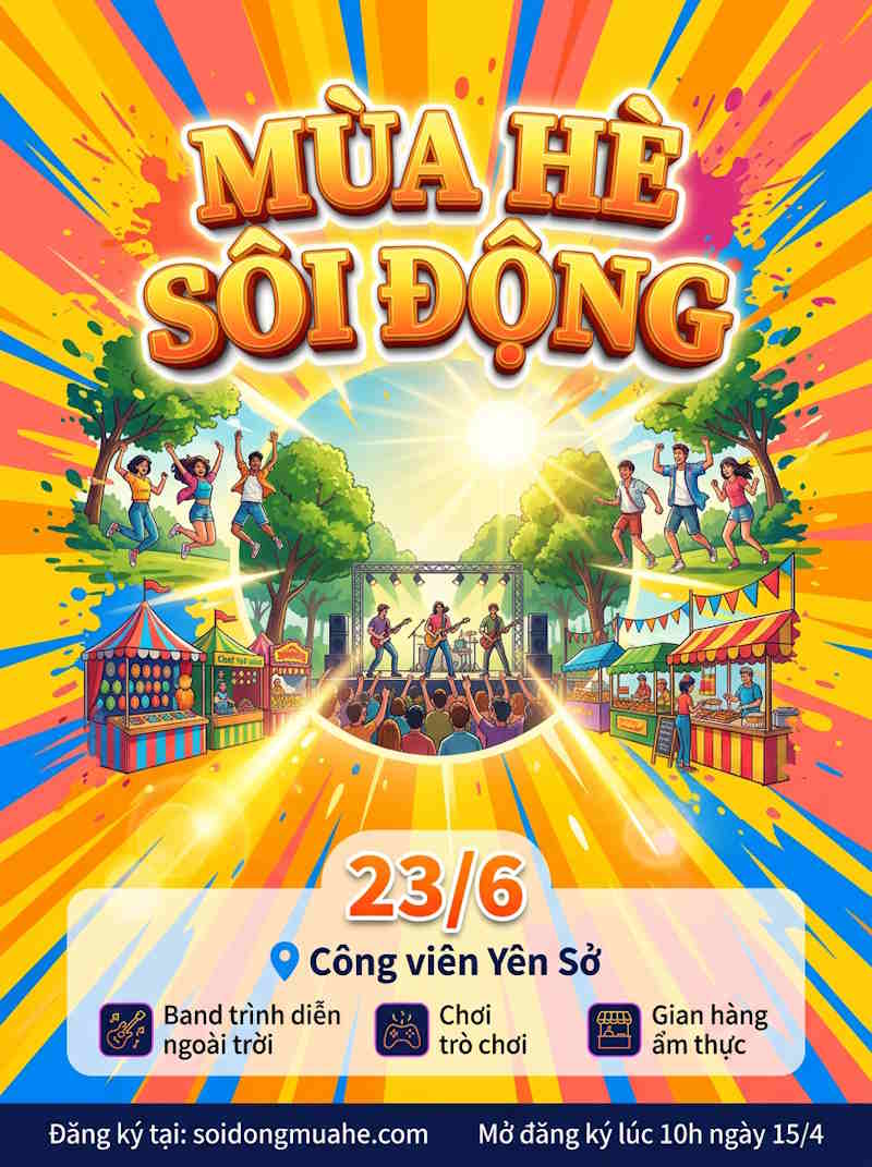 Gamma Imagine tạo poster AI