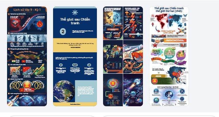 Chọn mẫu infograpghic trên Canva AI