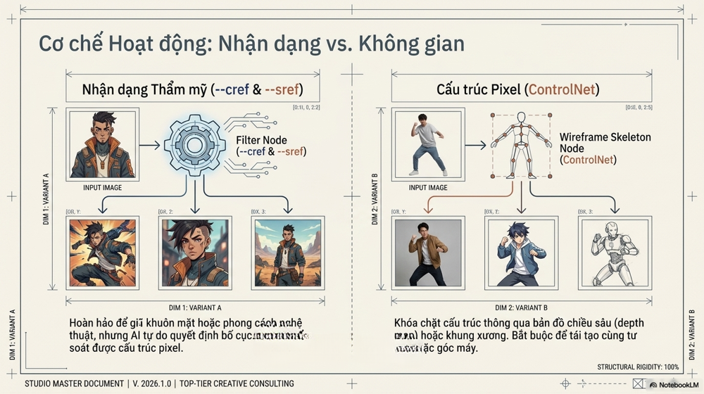 cách tạo tác phẩm xuyên suốt AI