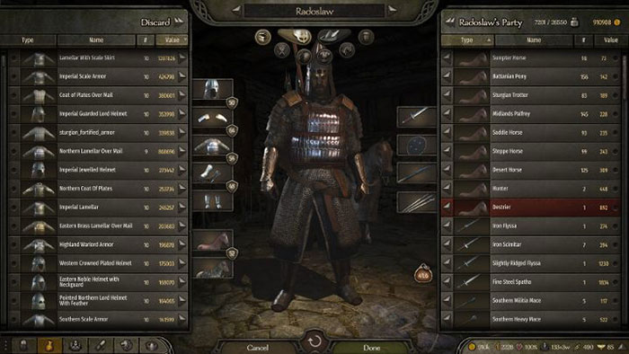  Tổng hợp cheat, console command Mount & Blade 2: Bannerlord 