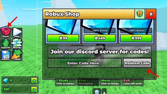 Cách đổi Build an ASMR Tower code khá đơn giản