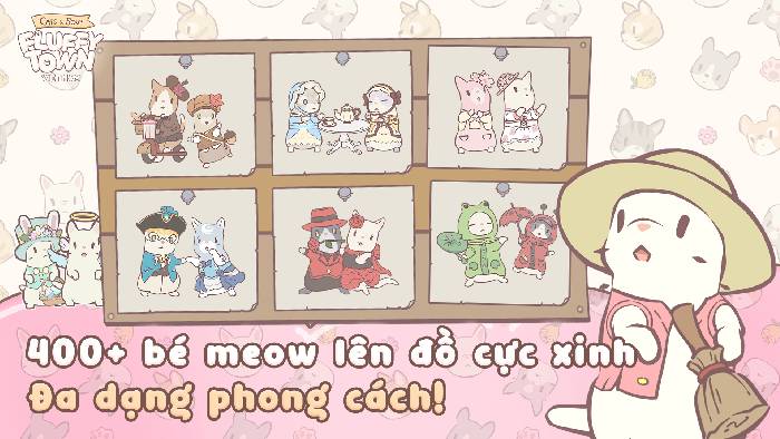 Game quản lý nông trại và thu thập mèo cực đáng yêu - Cats and Soup Fluffy Town
