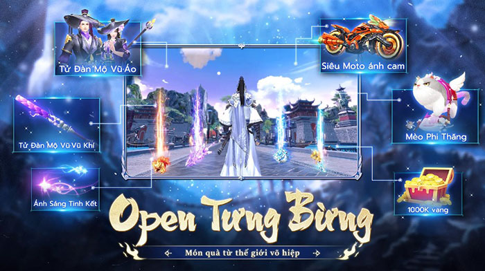 Game nhập vai chủ đề tiên hiệp, với thiết kế đồ họa 3D chi tiết và đẹp mắt - Kiếm Vực 3D