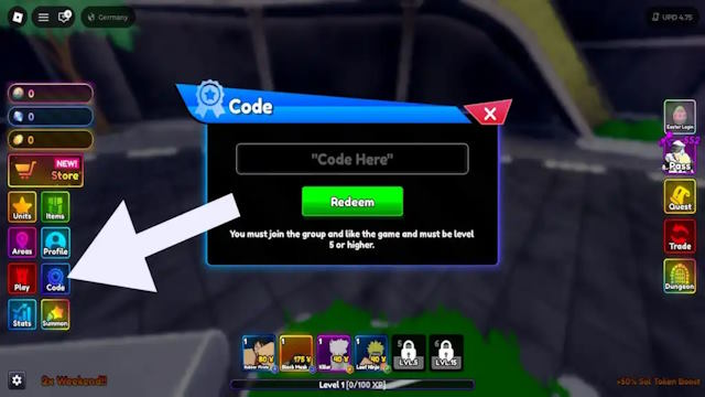 Cách đổi code Re:Rangers X