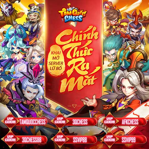  Tổng hợp code Tam Quốc Chess mới nhất và cách nhập 