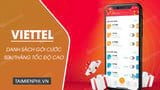  Tổng hợp gói cước Viettel 50k/tháng tốc độ cao, không giới hạn 