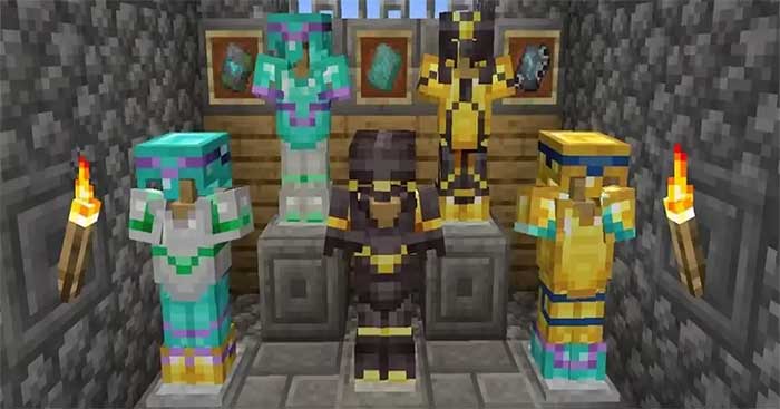  TOP 5 Armor Trim hiếm nhất trong Minecraft 1.20 