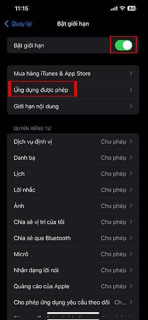 khoa ung dung tren iPhone 6*441925