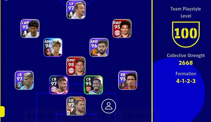  TOP đội hình mạnh nhất eFootball 2024 