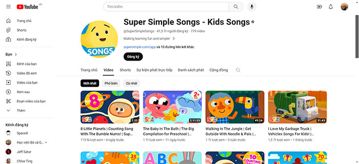  TOP kênh Youtube học tiếng Anh cho trẻ nhỏ thú vị nhất 