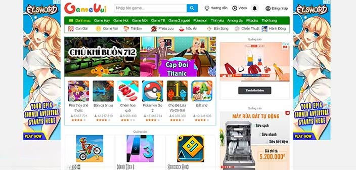  TOP những trang web chơi game online hấp dẫn nhất 