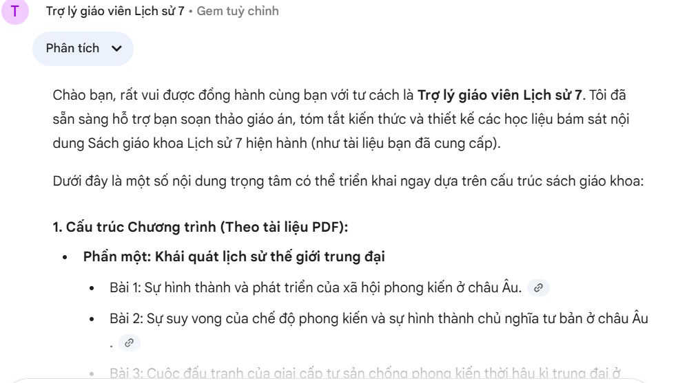 Sử dụng trợ lý AI trên Gemini