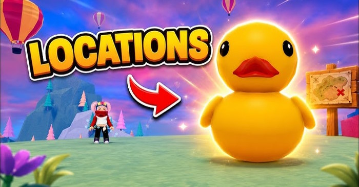  Vị trí tất cả Rubber Duck trong Catch a Monster Roblox 