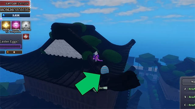 Trứng ở Sailor Island