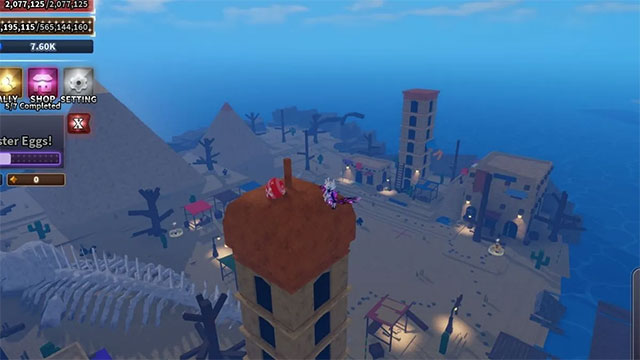 Trứng ở Desert Island