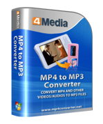  4Media MP4 to MP3 Converter  icon