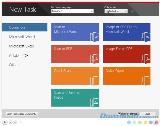 ABBYY FineReader xử lý tối ưu PDF