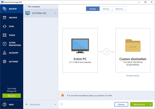 Acronis True Image 2021 bảo vệ máy tính toàn diện nhờ công nghệ bảo mật nền tảng AI thông minh