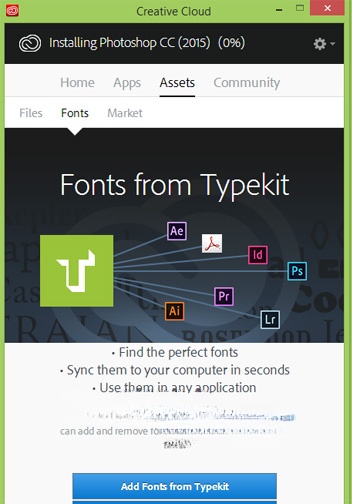Dịch vụ phông Typekit