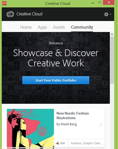 Tích hợp với Behance