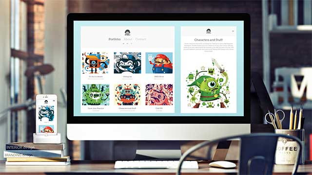 Các giai đoạn đầu của việc xây dựng trang web với Adobe Portfolio