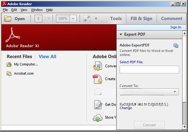 Adobe Reader