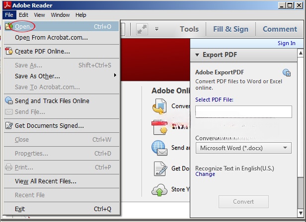 Adobe Reader