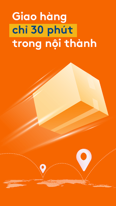 Giao hàng 30 phút với AhaMove