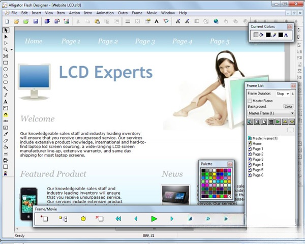 Alligator Flash Designer