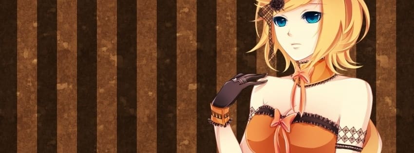 Hình ảnh cô gái phong cách anime cá tính cho Facebook