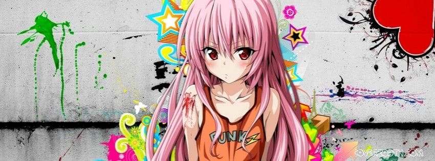 Bộ ảnh bìa Facebook đẹp phong cách anime