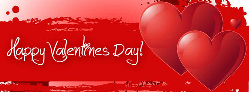 Ảnh bìa Happy Valentines Day! vô cùng đẹp mắt