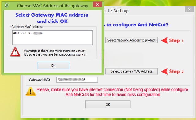 Phát hiện địa chỉ Gateway Mac