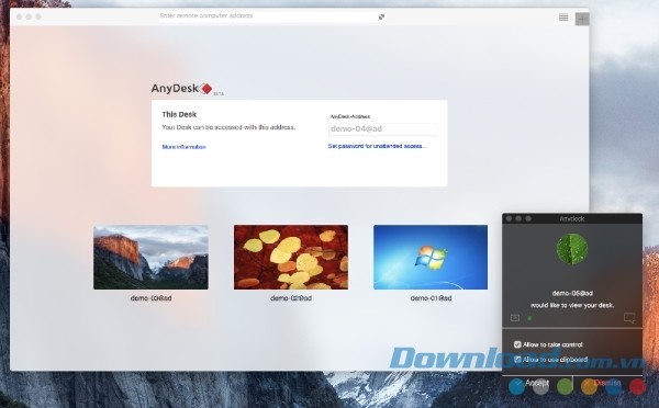 Điều khiển máy tính từ xa bằn điện thoại, hỗ trợ truy cập các nền tảng