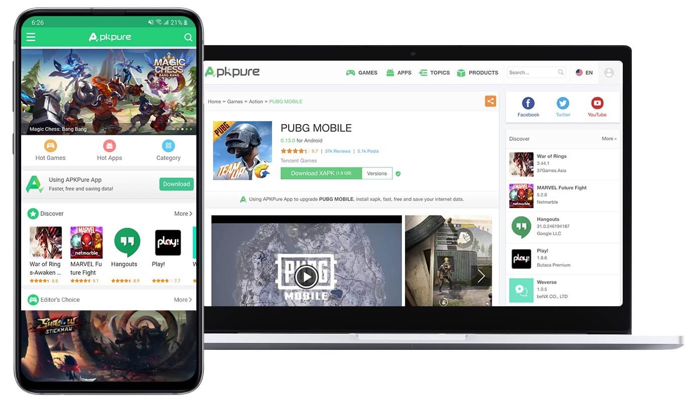 Cập nhật APKPure App mới nhất