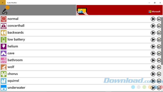 Hiệu ứng vui nhộn để thay đổi giọng nói