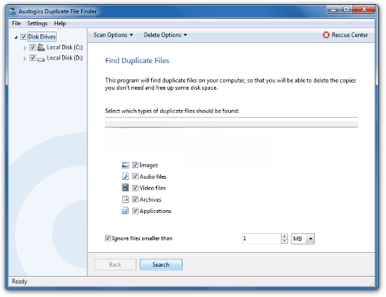 Auslogics Duplicate File Finder