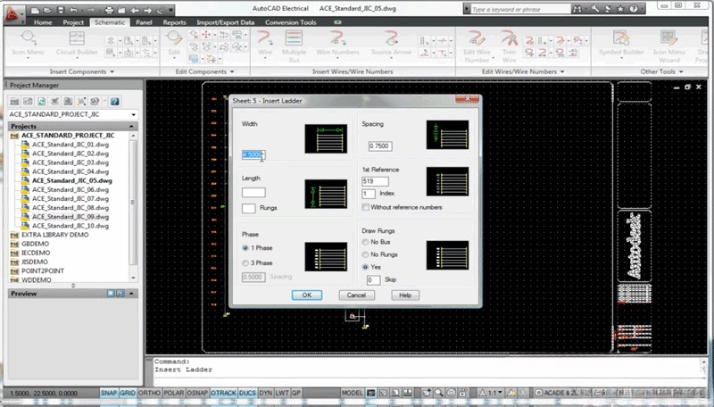 Vẽ PLC trong AutoCAD Electrical