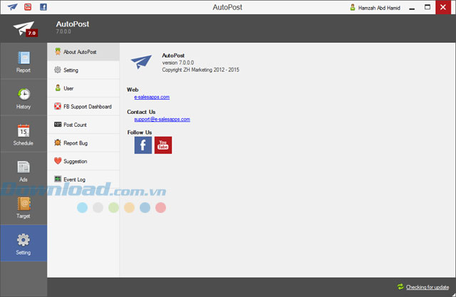 Tải phần mềm đăng bài tự động cho Facebook Autopost