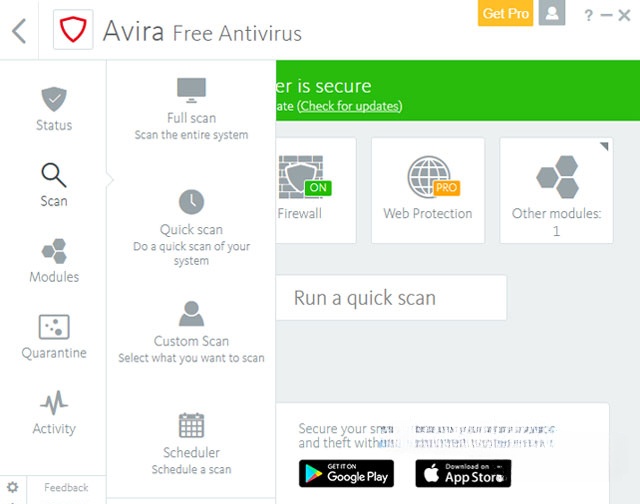 Bổ sung tính năng diệt virus mới