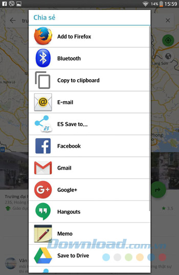Chia sẻ địa điểm