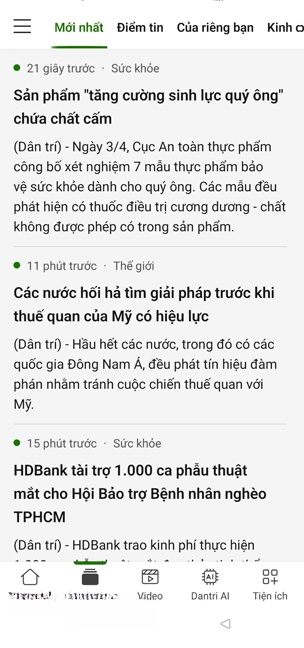 Cập nhật tin tức mới trên Báo Dân trí