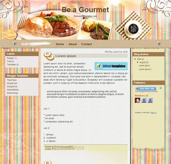 Be a Gourmet