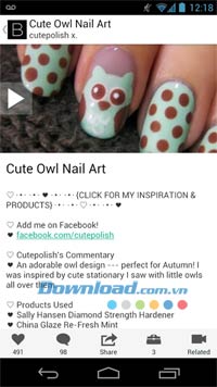 Xem video hướng dẫn làm đẹp Beautylish cho Android