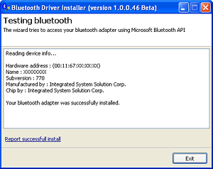 Test Bluetooth