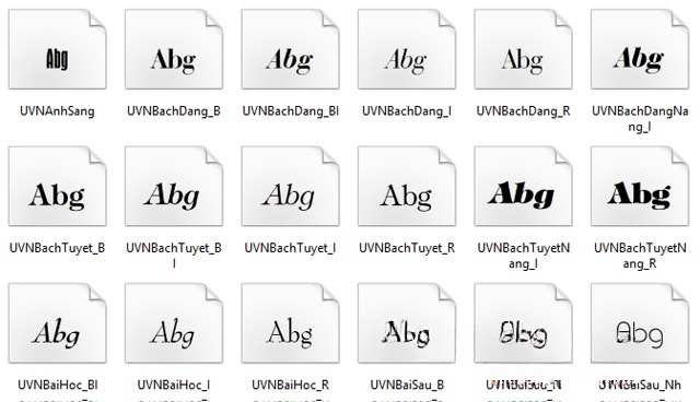 Font Unicode