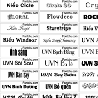  Bộ font Unicode đầy đủBộ chữ hỗ trợ Tiếng Việt  icon