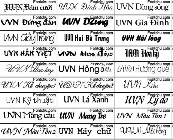 Download Bộ font Unicode để hỗ trợ gõ tiếng Việt có dấu trên máy tính dễ dàng.