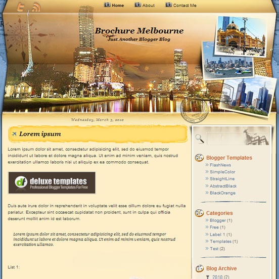 Brochure Melbourne